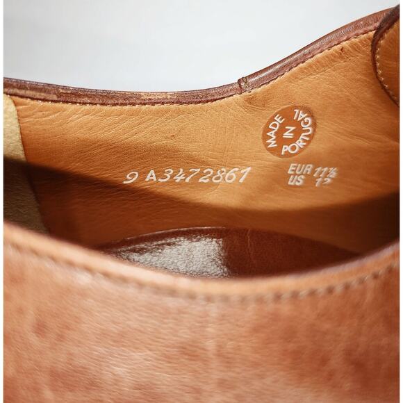 Mephisto Classic Leather Shoes Goodyear Welt Caoutchouc Size 12 Portugal MINT - Picture 14 of 15